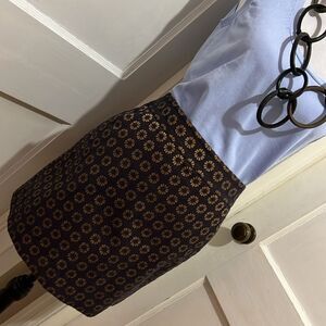 Loft Petites Geometric Pattern Mini Skirt with Pockets! Women's size 4P